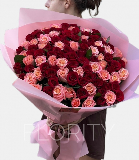 Bouquet of 101 roses №38