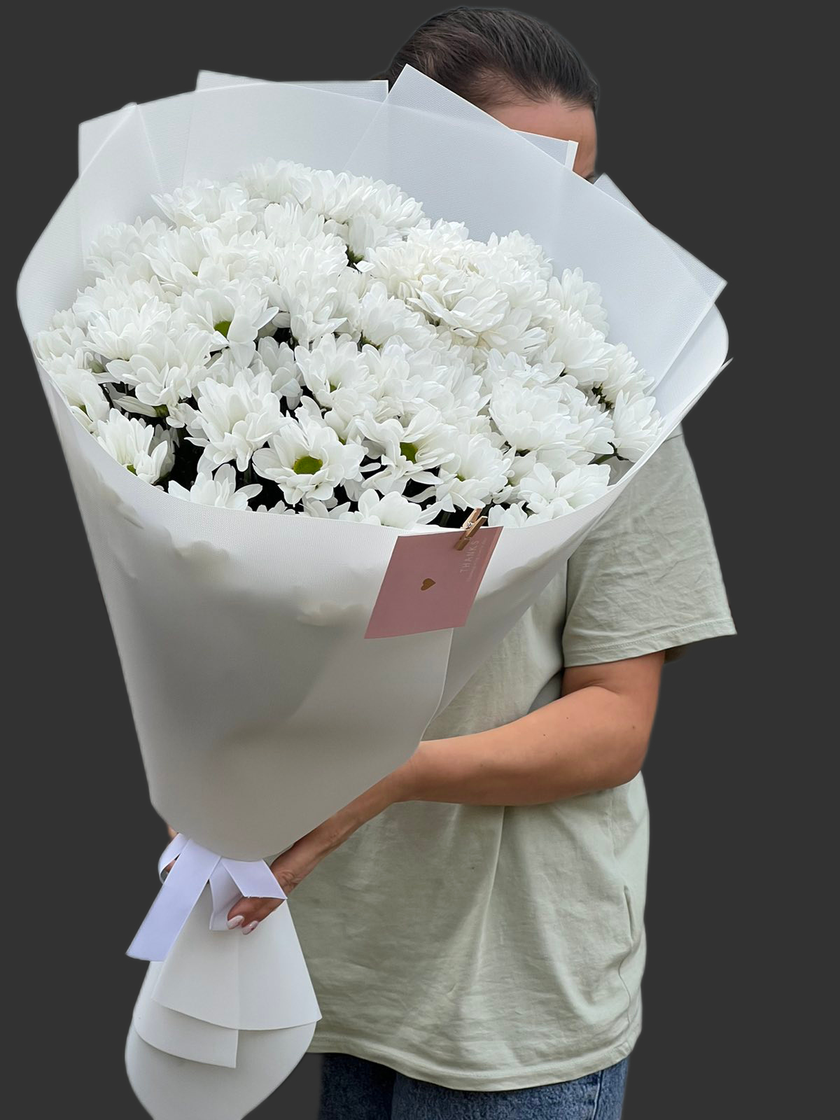 Хризантема ромашка белая