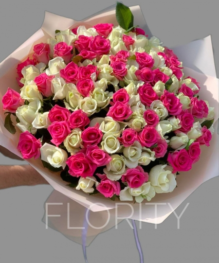 Bouquet of 101 roses №8