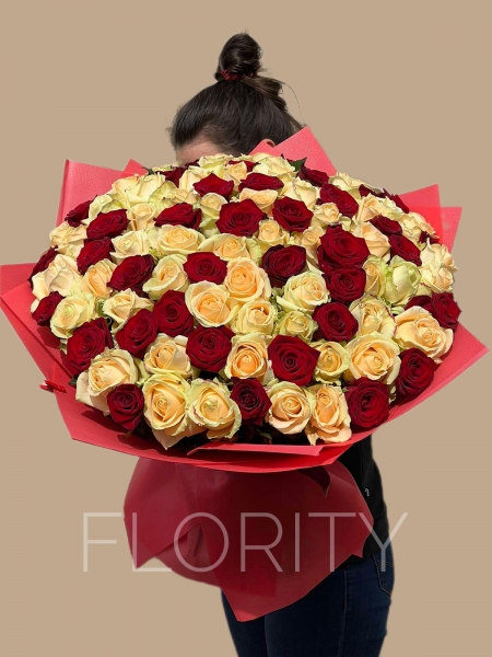 Bouquet of 101 roses №16