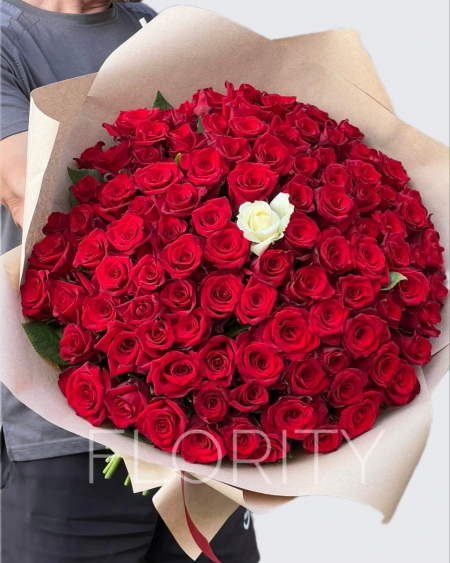 Bouquet of 101 roses №19