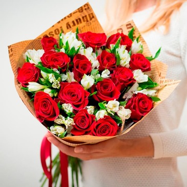 Bouquet Red rose 11 pcs №6