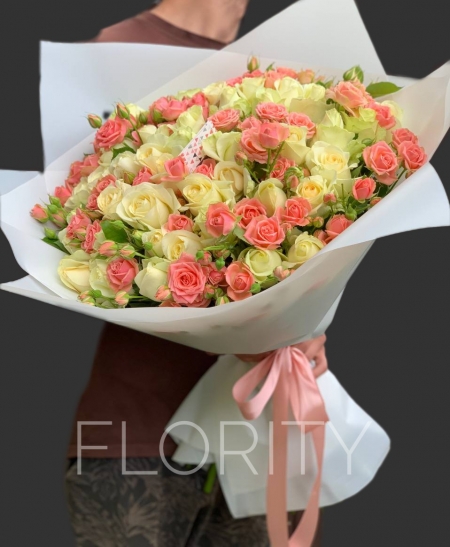 Bouquet of 51 roses №1