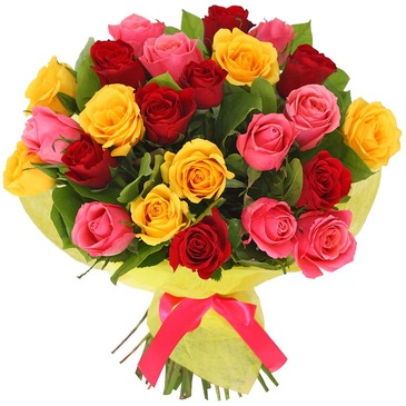 Bouquet Rose mix 31 pcs №14