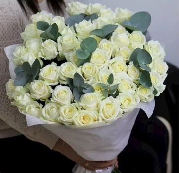 Bouquet 51 white roses №27